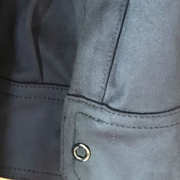 𝅺ELIE Tahari dress blue micro suede size 8 gorpcore - Picture 12 of 12